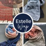 Estelle Wrap beginner crochet shawl pattern