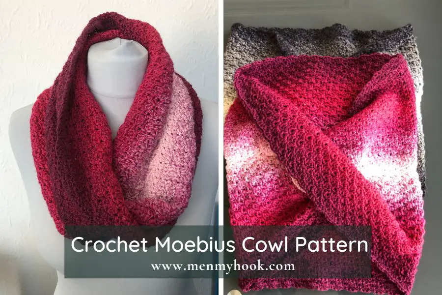 Blooming Cowl Crochet Moebius Cowl Pattern