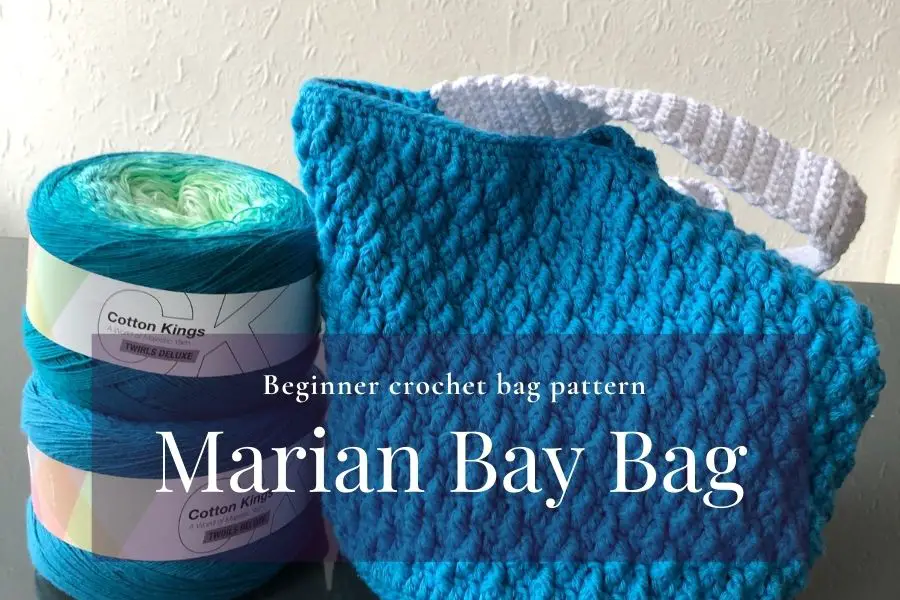 Easy beginner crochet bag pattern 