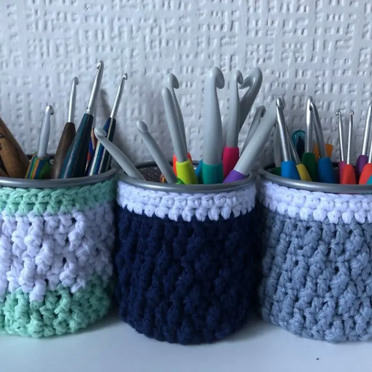 Easy beginner crochet jar cover – Marian Bay Jar Cosy