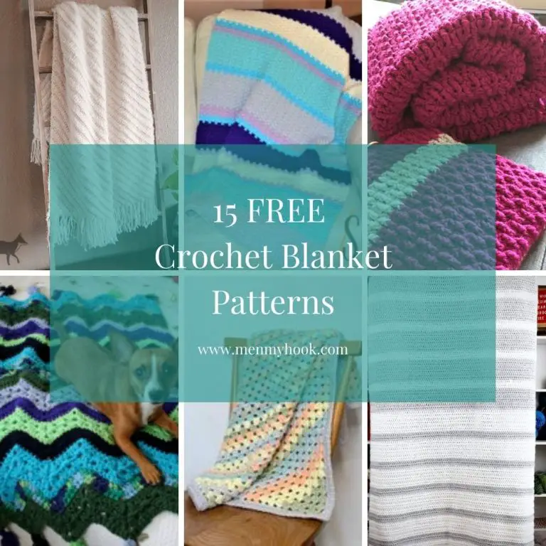 15 FREE crochet blanket patterns