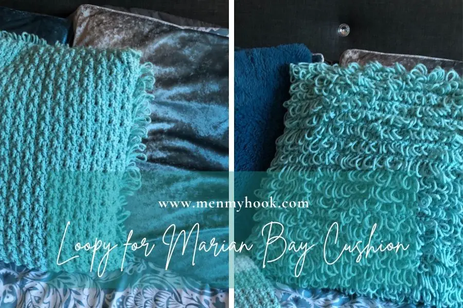 Easy textured crochet cushion cover pattern 