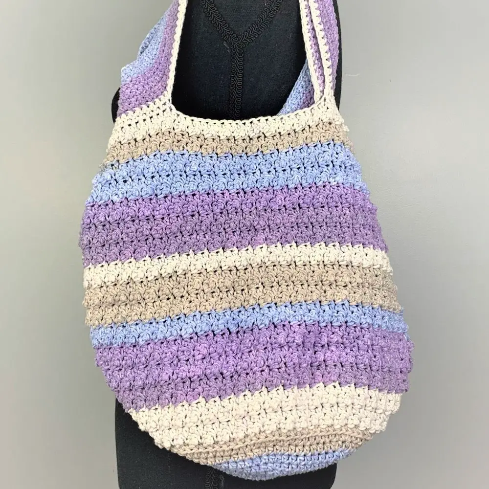 Darling Bag Free Crochet Market Bag Pattern by Crochets By Trista