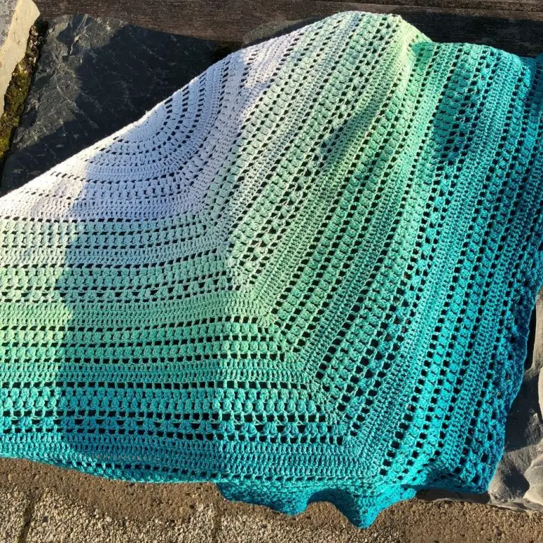 Crochet Triangle Shawl Pattern – Lena Shawl