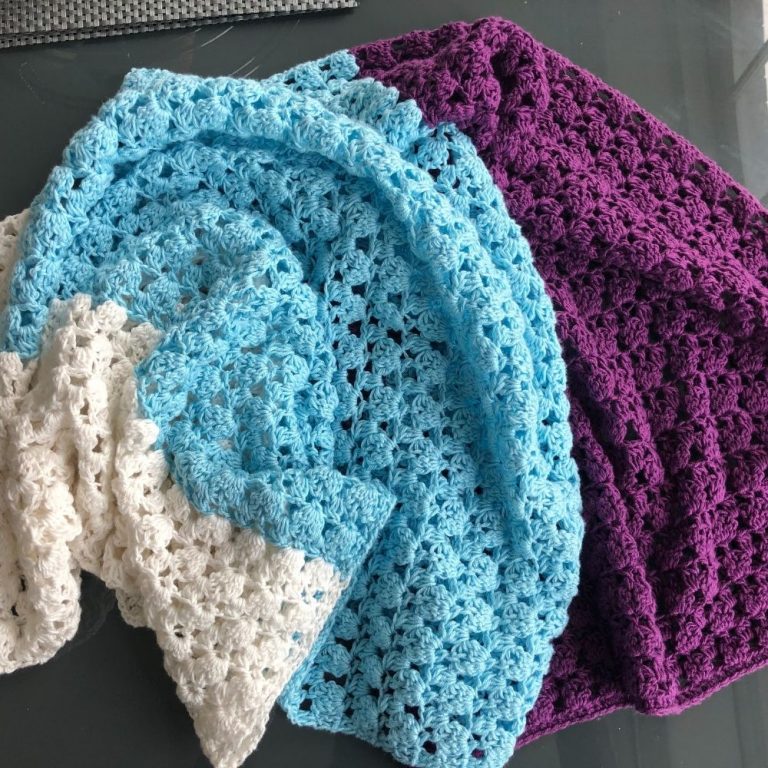 Easy Crochet Rectangle Shawl – Simone Wrap