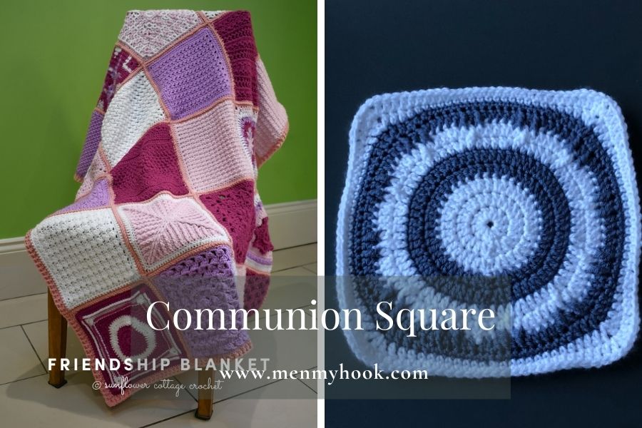 Easy Solid Granny Square Pattern - Communion Square