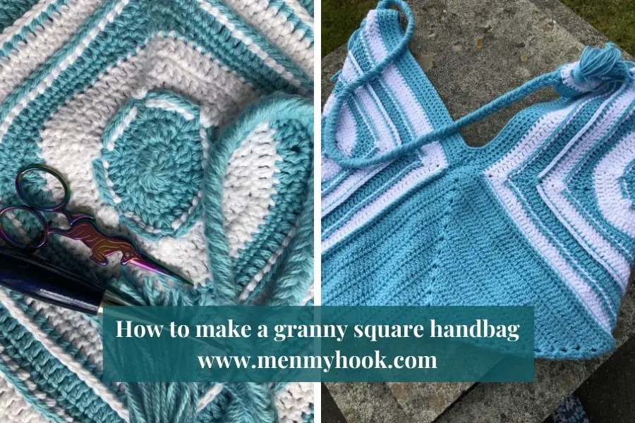 How to make an easy granny square bag - Harmony Bag
