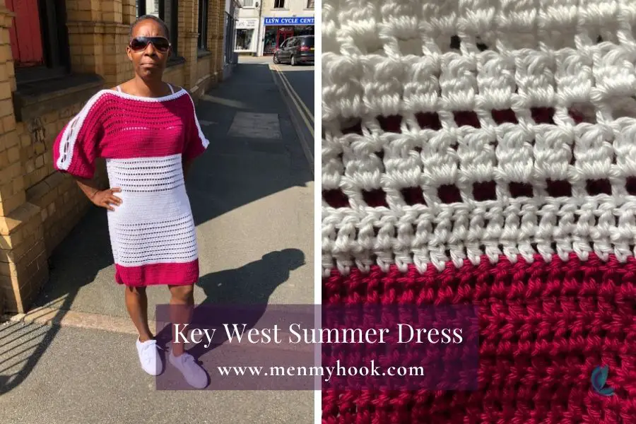 Key West Summer Dress - crochet summer dress pattern 