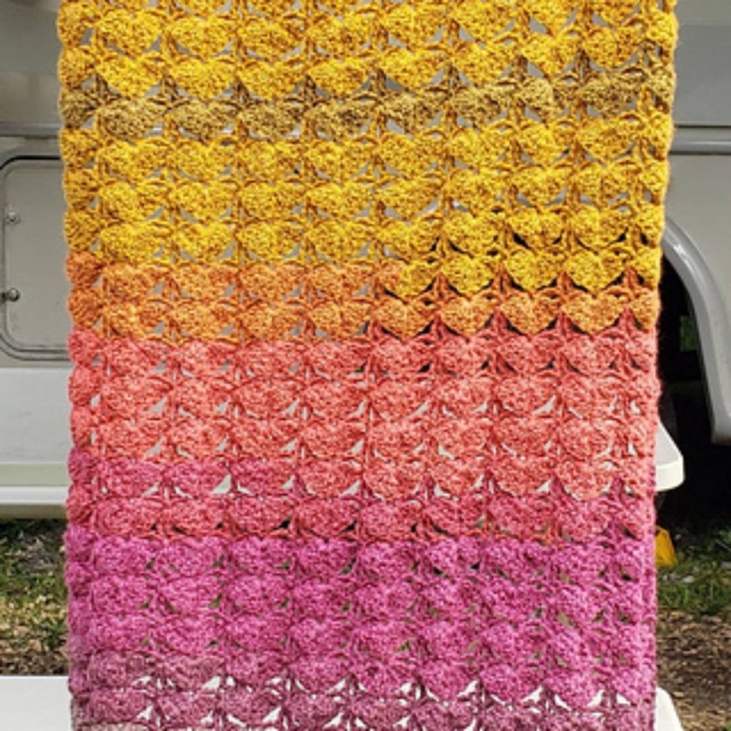 Colette FREE rectangular crochet wrap pattern