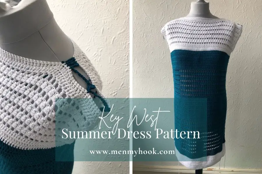 Easy crochet summer dress - Key West Summer Dress