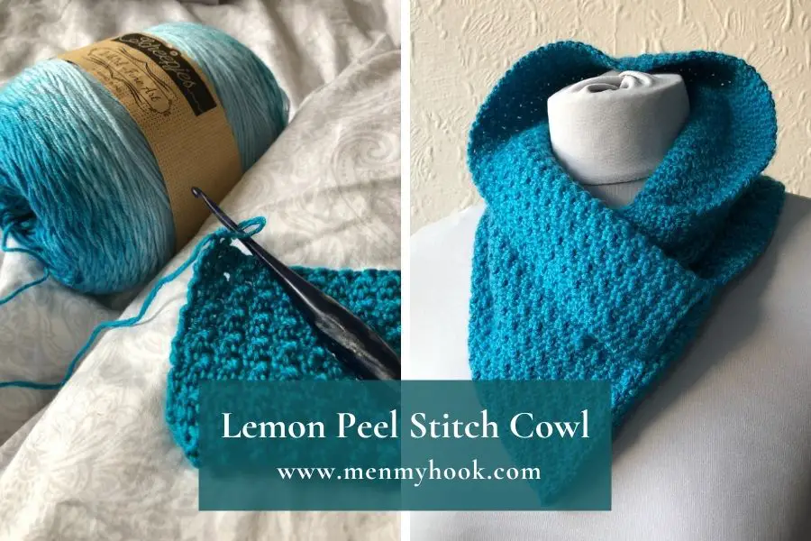 Lemon Peel Stitch Cowl Crochet Pattern