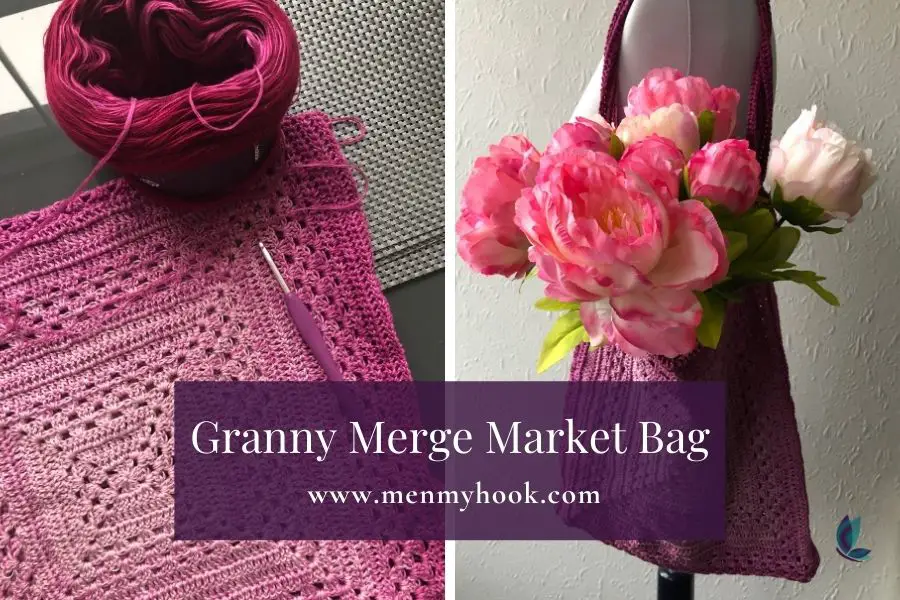FREE Granny Square Market Bag Crochet Pattern