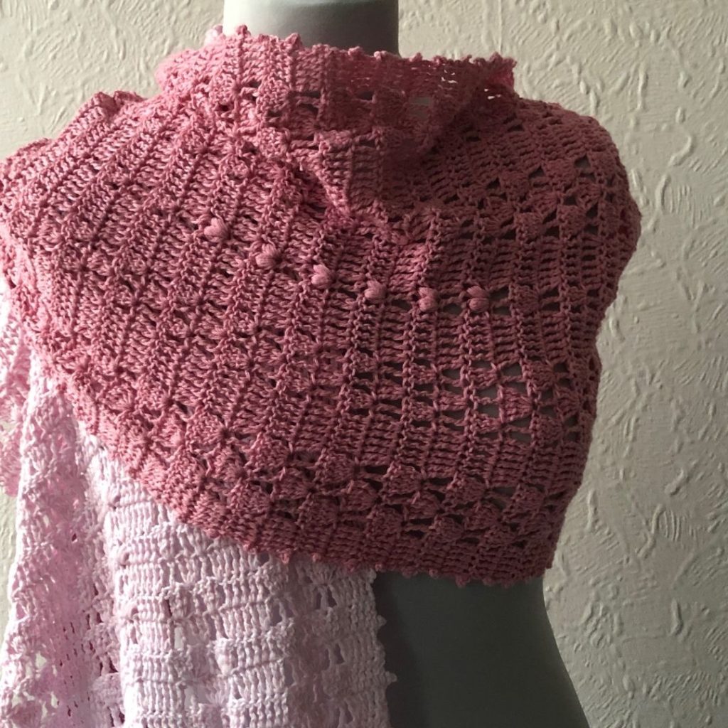 Carnation 2022 Spring Crochet Wrap Pattern Crochet Along