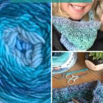 Easy crochet cowl pattern, Cabled & Crossed Cowl