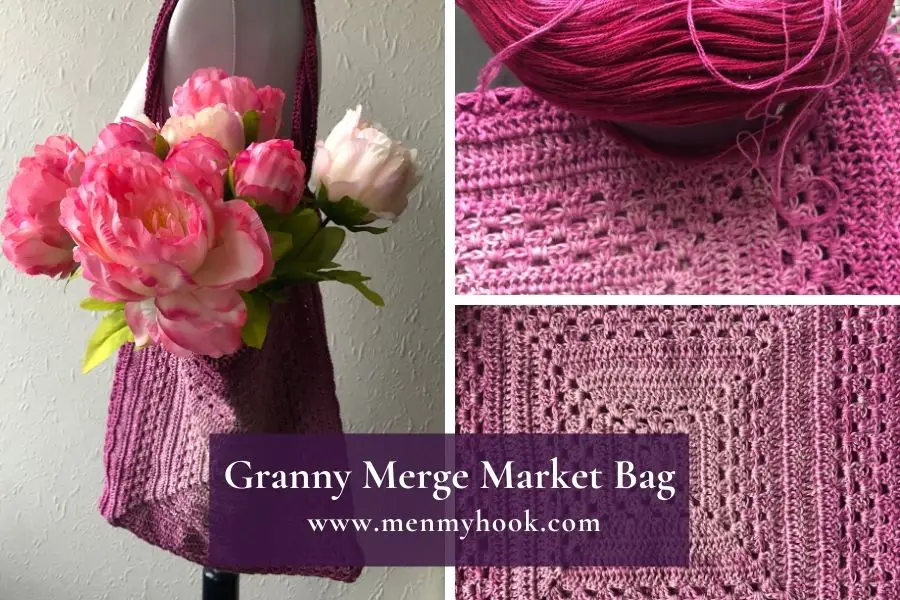 Free granny merge market bag crochet pattern 