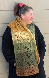 Kris K tester version Carnation spring crochet wrap pattern