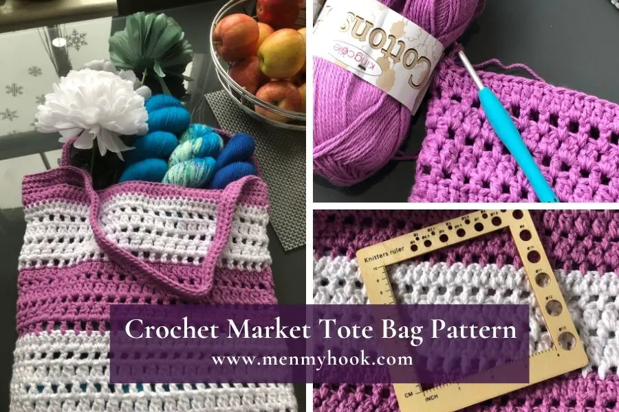 Key West Crochet Market Tote Bag Pattern