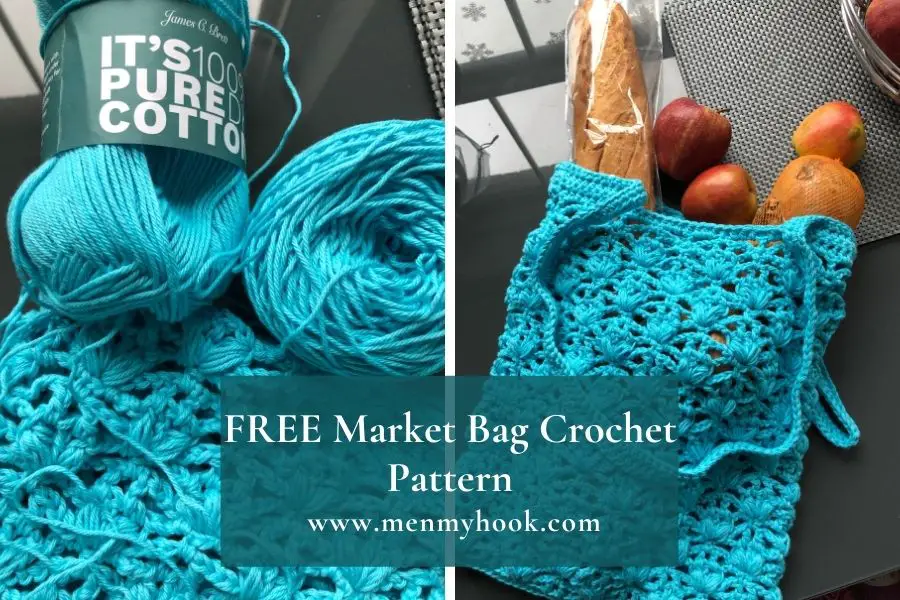Puffin Market Bag - free easy crochet market bag pattern 