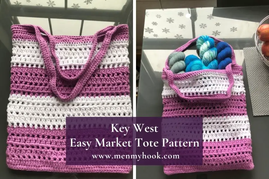 Easy Crochet Market Tote Bag Crochet Pattern