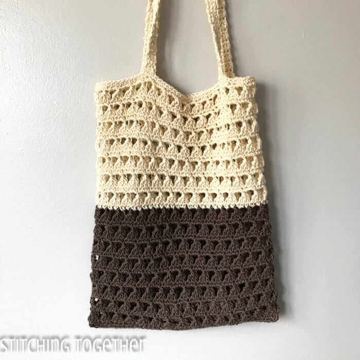 Meet me at the Market Free crochet market bag pattern