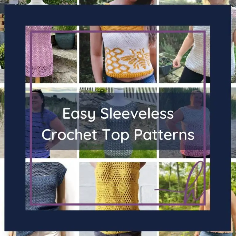 Easy Sleeveless Crochet Top Patterns