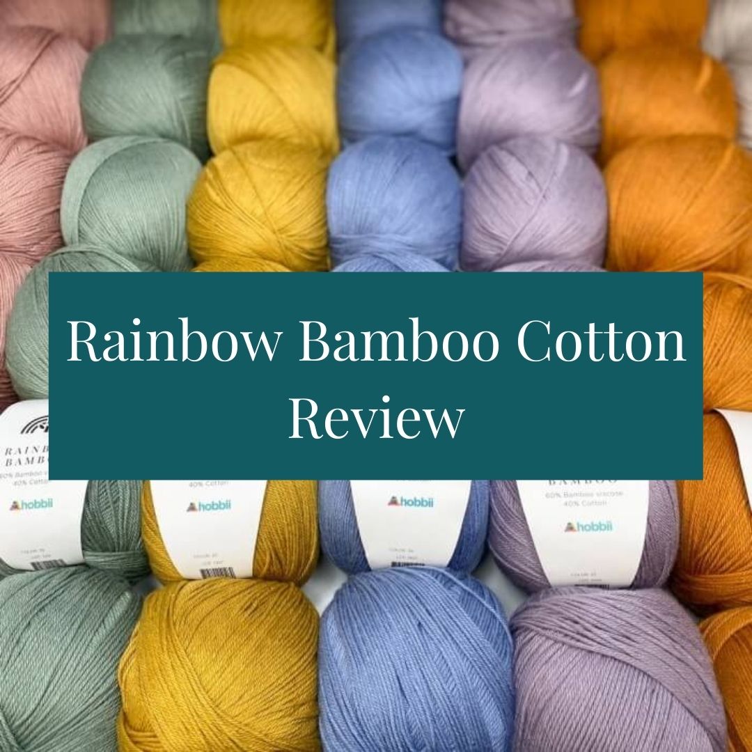 Yarn Review - Rainbow Bamboo - Hobbii