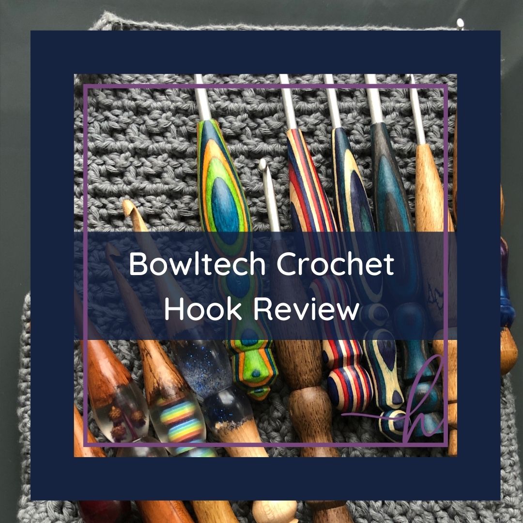 Ergonomic crochet hooks set, Furls hooks, Wooden yarn bowl Resin crochet  hooks