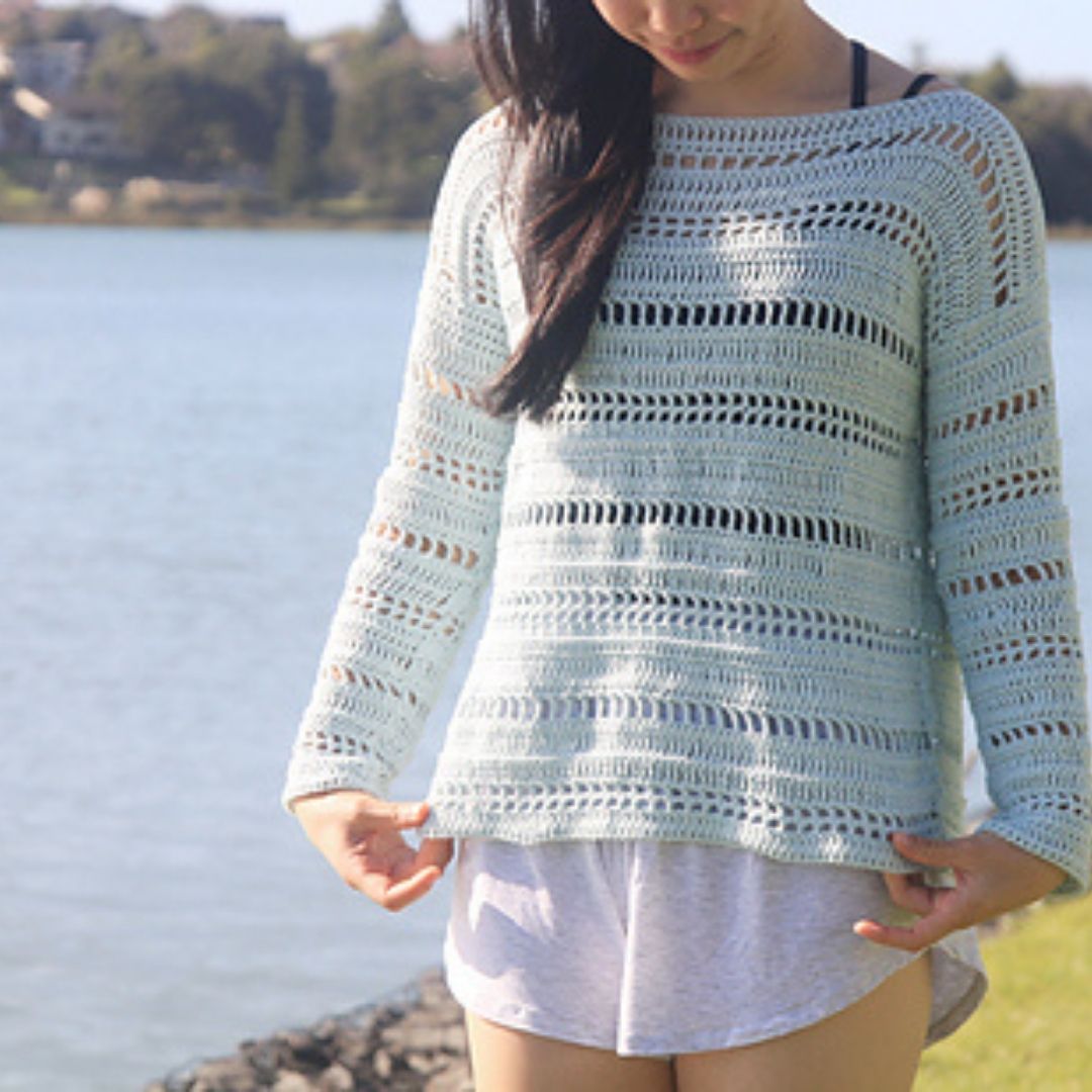 20 Easy Crochet Summer Sweater and Cardigan Patterns