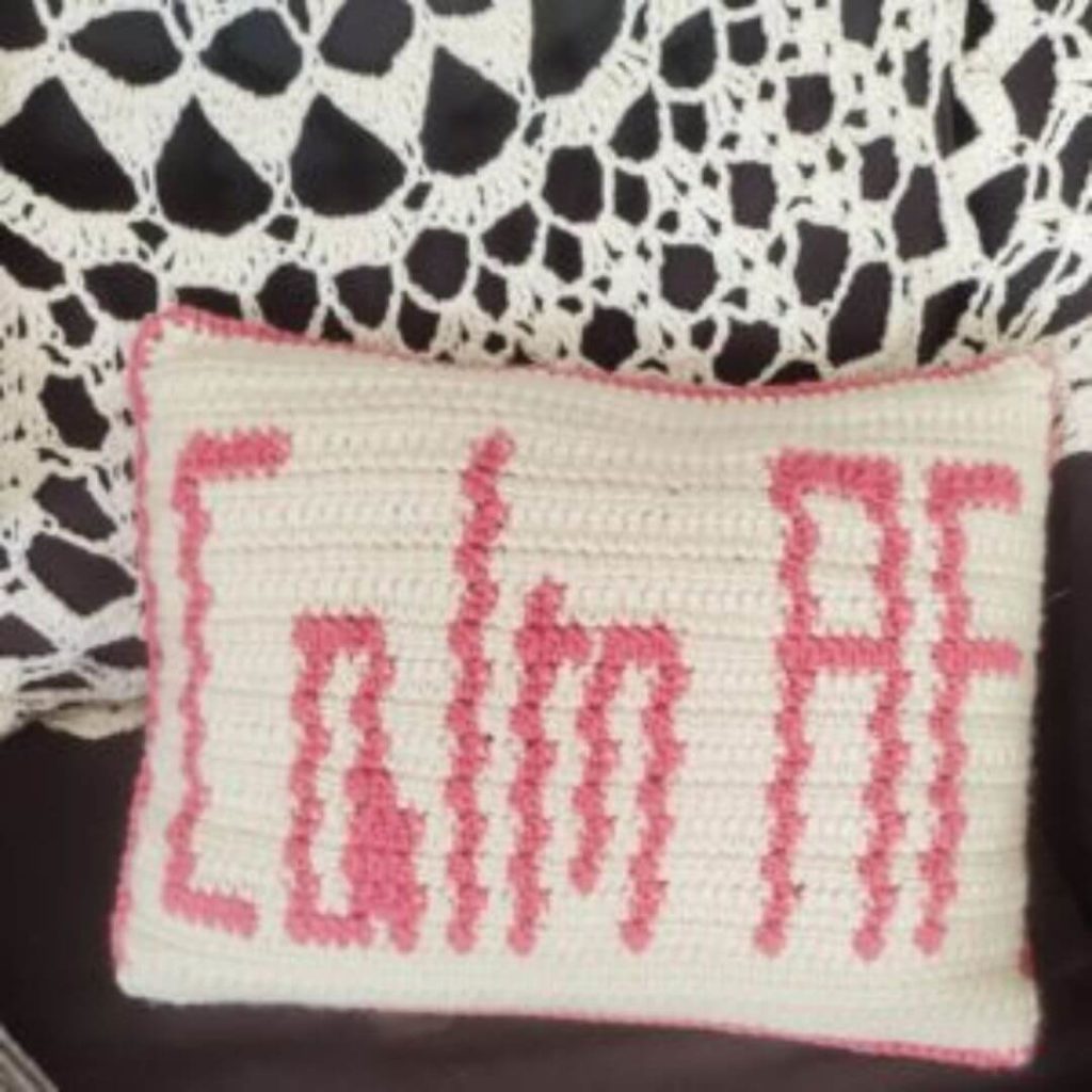 Crazy or Calm Crochet Pillow Pattern