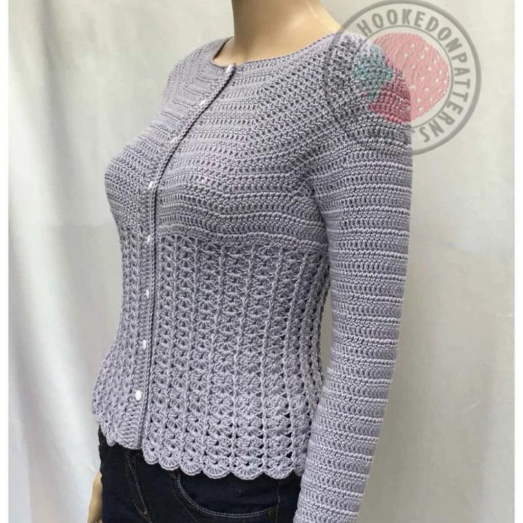 Kamilla Fitted Cardigan Crochet Pattern
