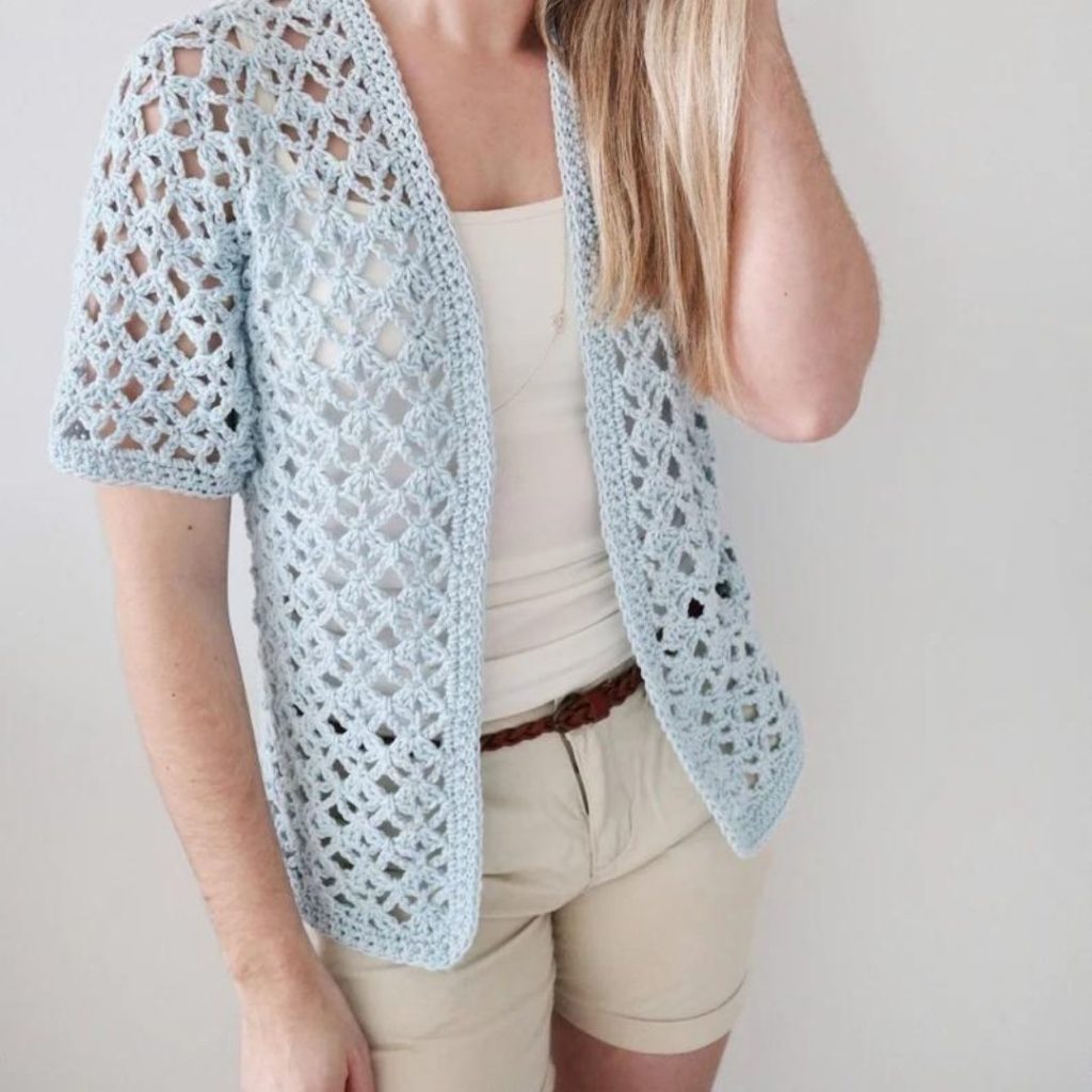 Lace Crochet Summer Cardigan Pattern