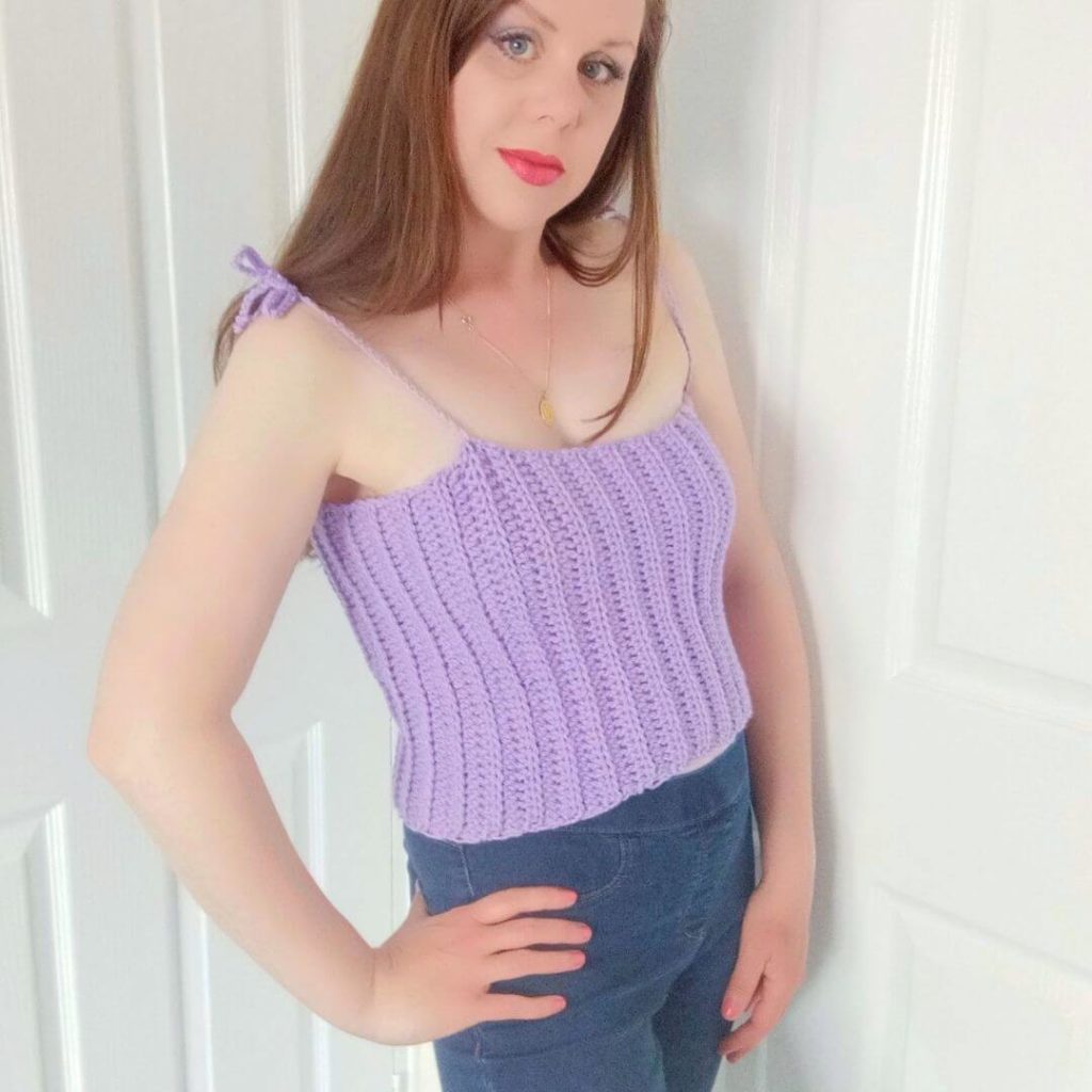 Lilac Summer Top Crochet Pattern