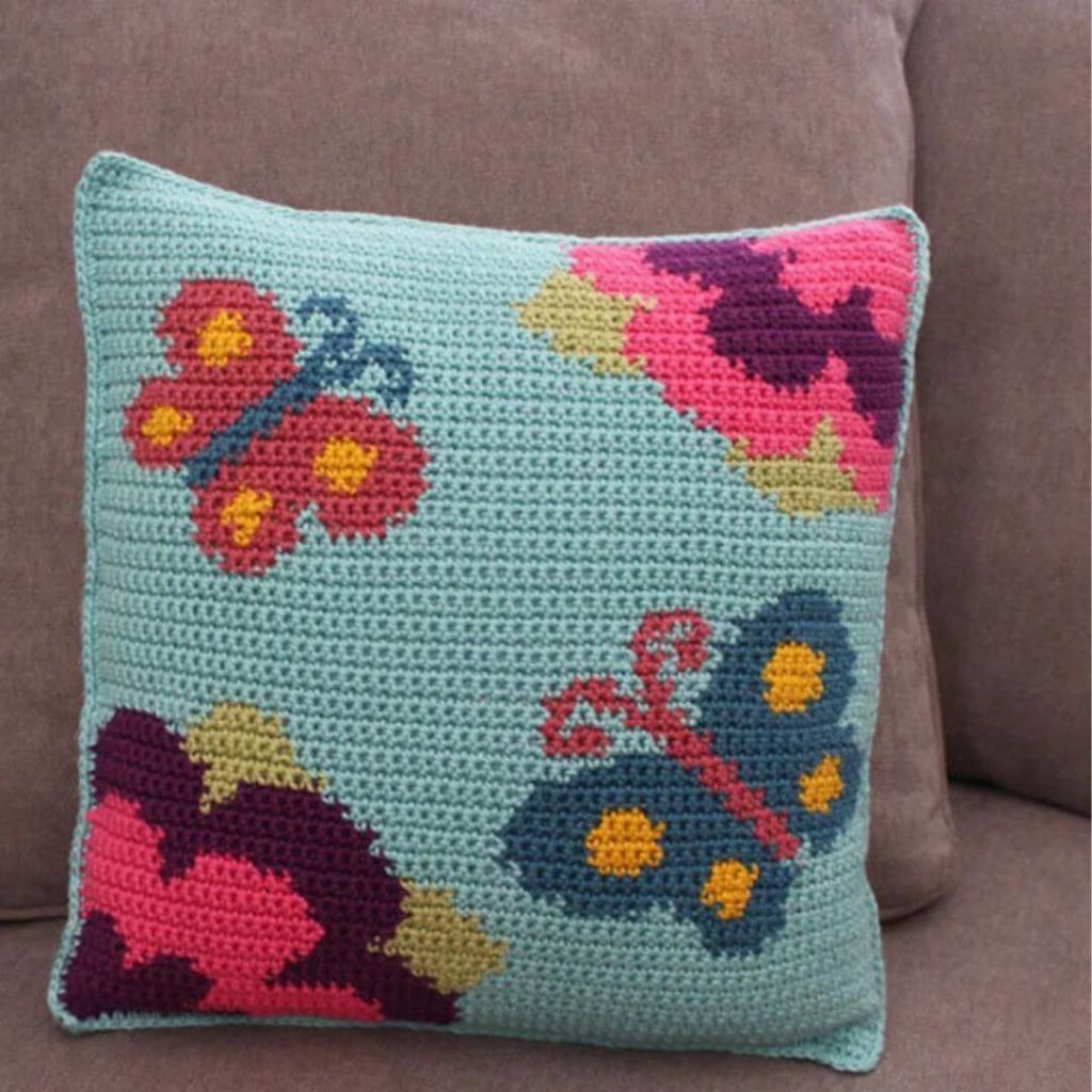 Spring Butterfly Pillow Pattern