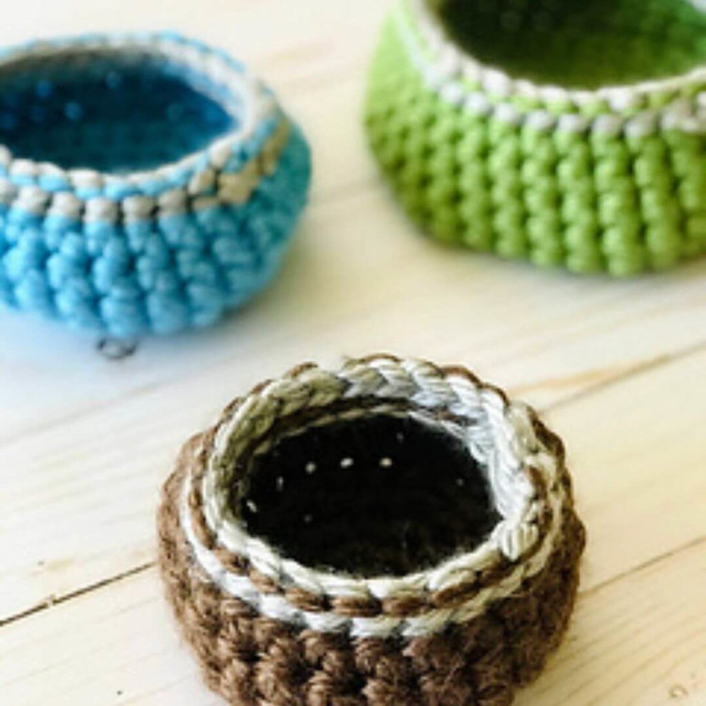 Spring Cleaning Nesting Basket Crochet Pattern