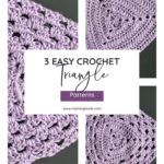3 easy crochet triangles