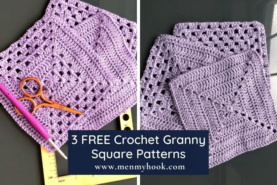 3 FREE Crochet Granny Square Patterns