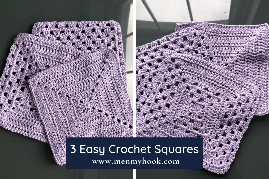 3 FREE Easy Crochet Granny Square Patterns