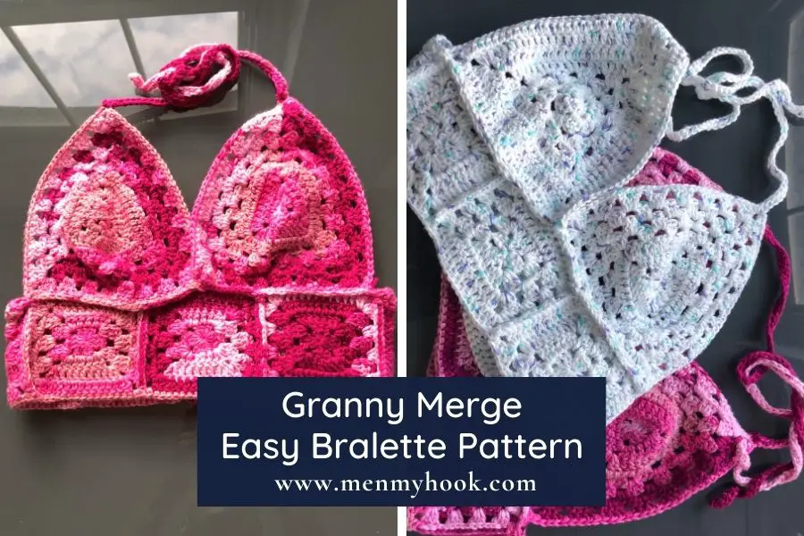 FREE Granny Merge Bralette Crochet Pattern
