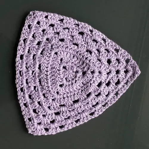 Granny Merge Crochet Triangle Pattern