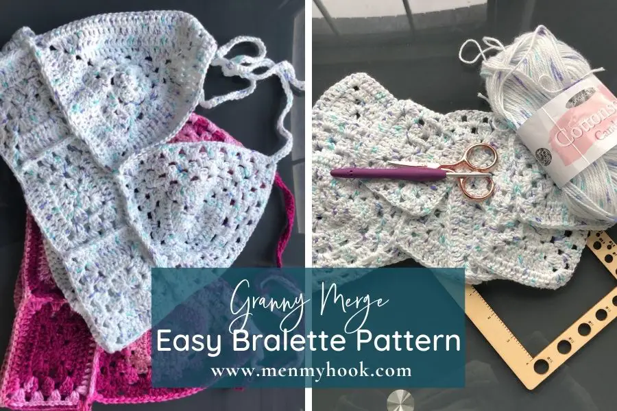 Granny Square Bralette Crochet Pattern