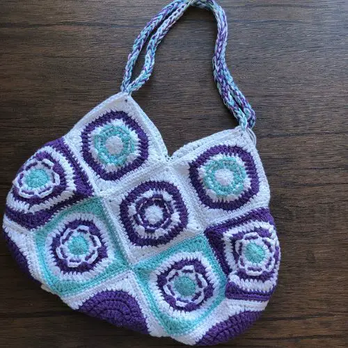 Harmony Handbag, easy crochet bag pattern