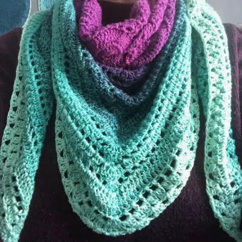 Lena One Skein Shawl Crochet Pattern