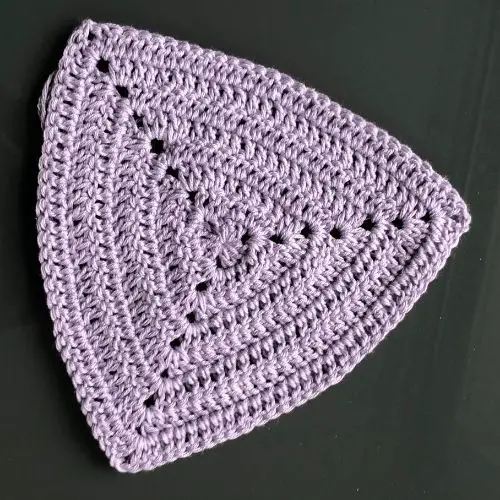 Solid Crochet Triangle Pattern