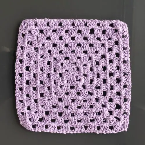 Traditional Granny Square Crochet Pattern