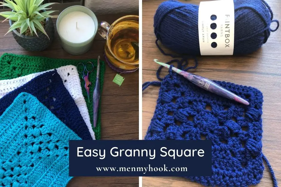 FREE Granny Square Crochet Pattern Nain Squared