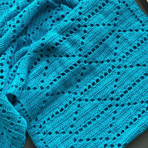 Beginner Filet Crochet Shawl Pattern – Reflections