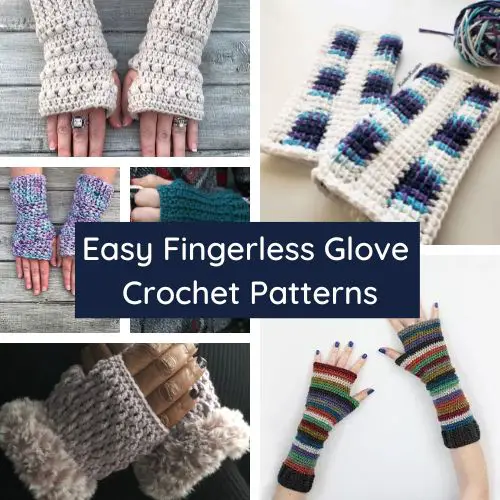 Easy Fingerless Glove Crochet Patterns