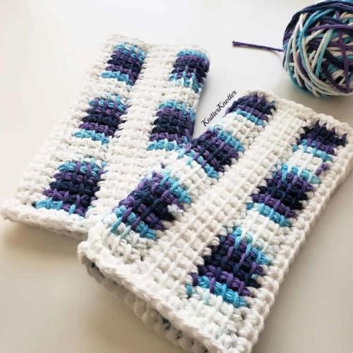 Join Me Mitts Tunisian Crochet Fingerless Glove Crochet Pattern