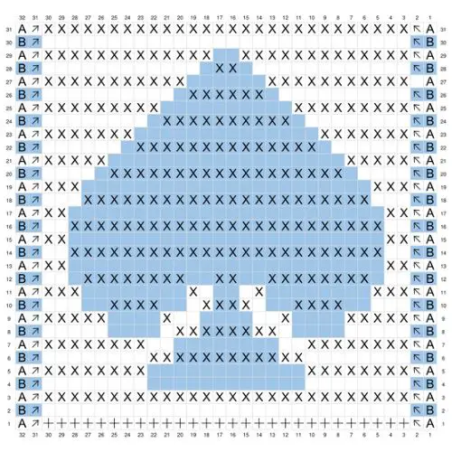 Hooking in Spades Mosaic Crochet Chart