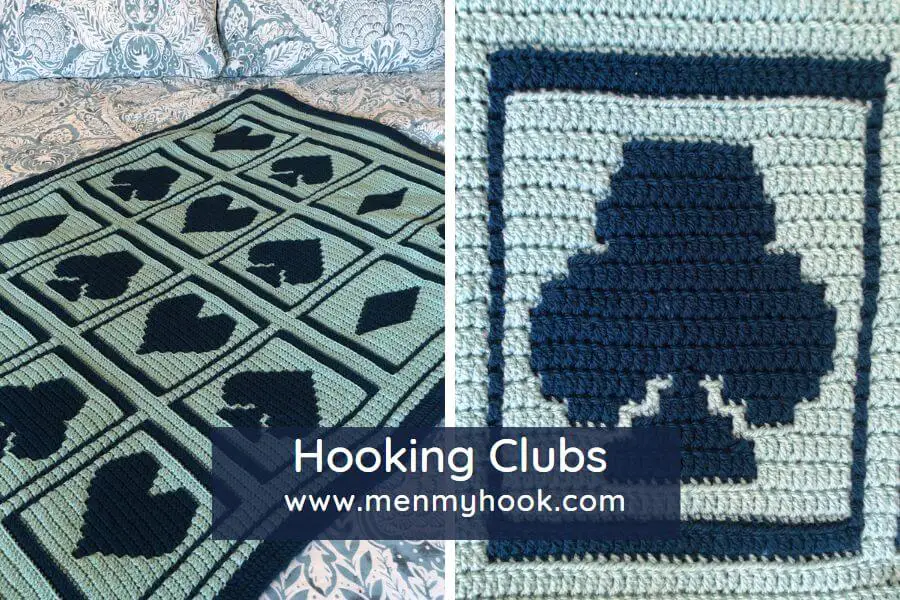 Mosaic Overlay Clubs Squares Hooking Clubs